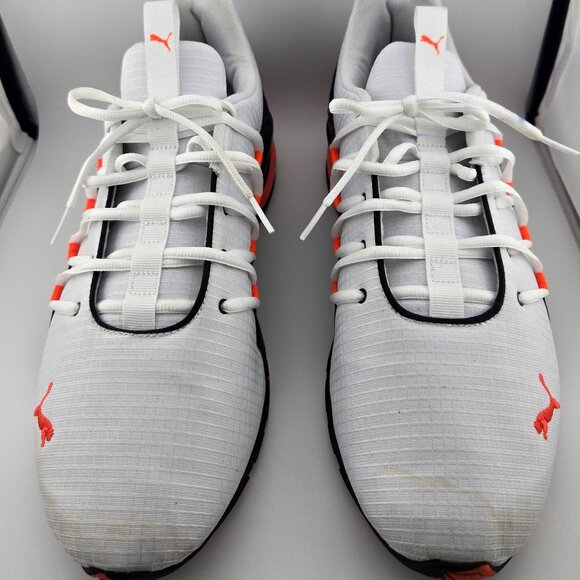 Puma Other - 🔥 Puma Men’s Axelion Rip Training Sneakers | Size 12 | White/black/orange